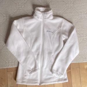NWOT Columbia white fleece